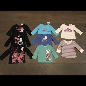 Baby girl tops all NWT 6-9M retail $20 ea